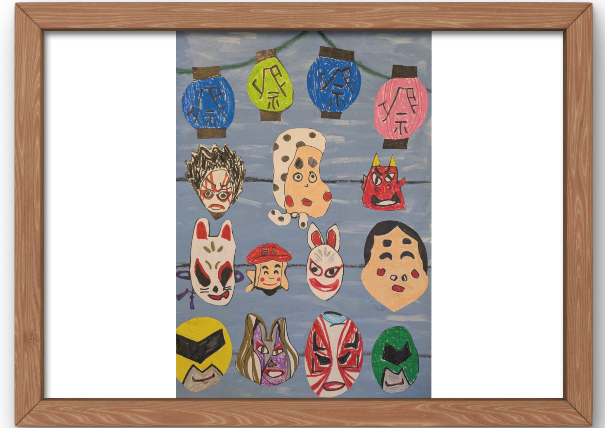 絵画作品：祭