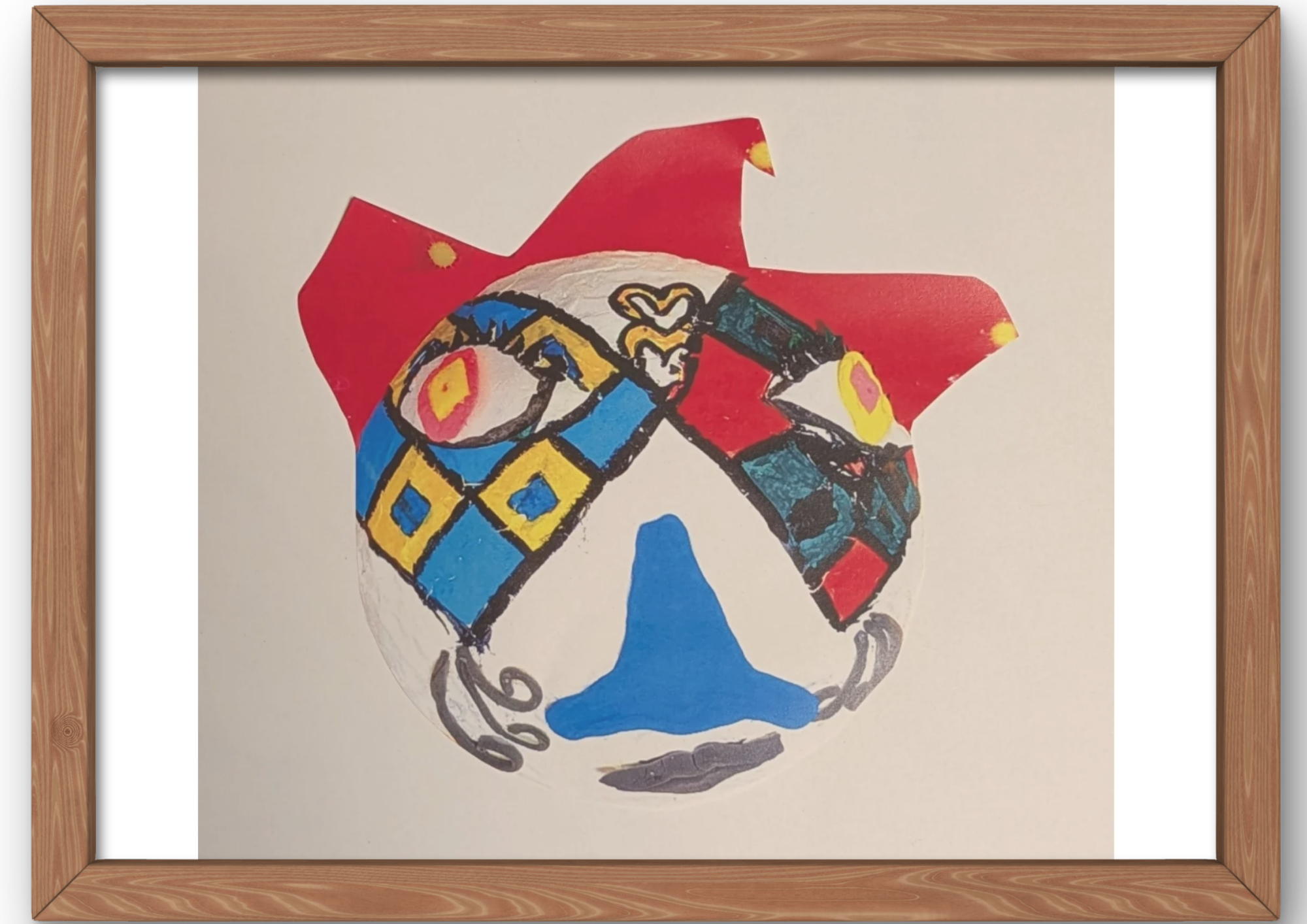 絵画作品：ピエロ